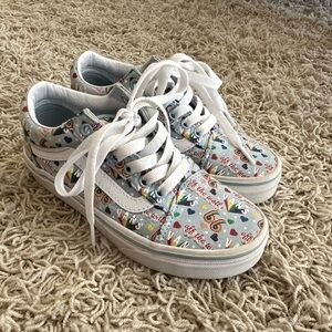 Vans Kids Multicolor Patterned Sneakers